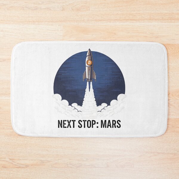 Item preview, Bitcoin to the moon, next stop Mars, bitcoin crypto designed and sold by NoetherSym.