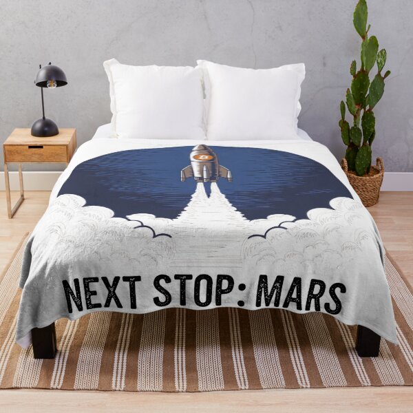 Item preview, Bitcoin to the moon, next stop Mars, bitcoin crypto designed and sold by NoetherSym.