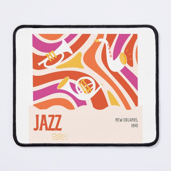 Item preview, Jazz Day Colorful Trumpets and Saxophones designed and sold by OVERSAI.