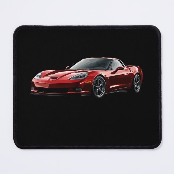 Item preview, Red C6 Corvette – Bold Modern Muscle  designed and sold by TheArtOfCar.