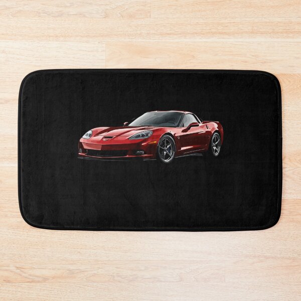 Item preview, Red C6 Corvette – Bold Modern Muscle  designed and sold by TheArtOfCar.