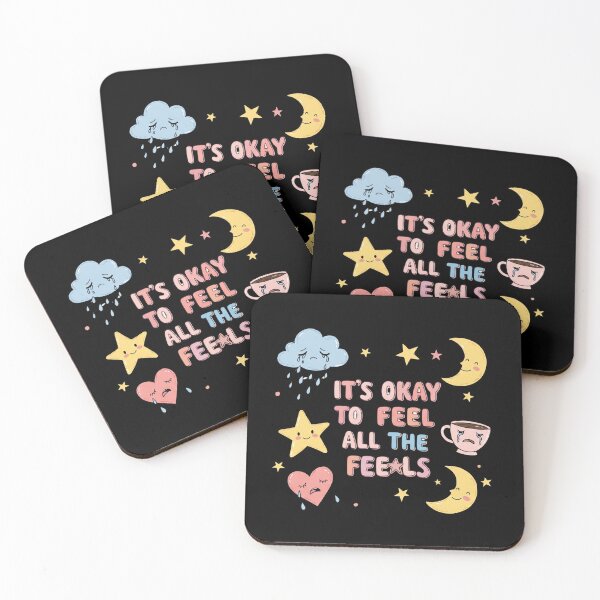 Item preview, It's Okay To Feel All The Feels, ABA Therapist, Speech Therapy, BCBA, Mental Health, RBT, AAC designed and sold by Orvista.