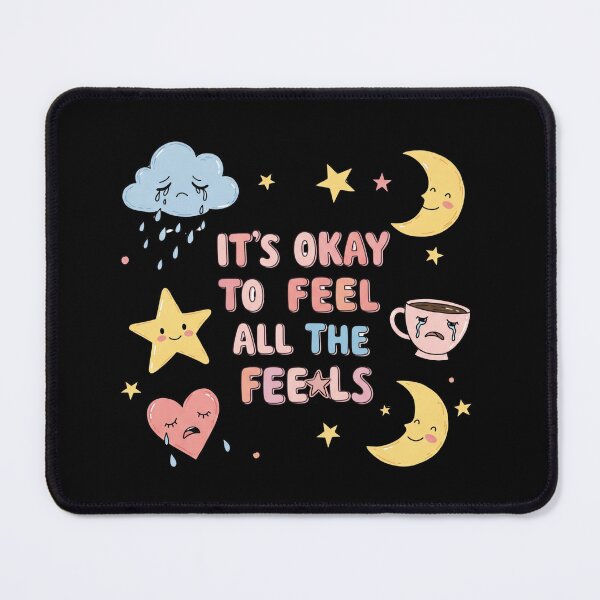 Item preview, It's Okay To Feel All The Feels, ABA Therapist, Speech Therapy, BCBA, Mental Health, RBT, AAC designed and sold by Orvista.
