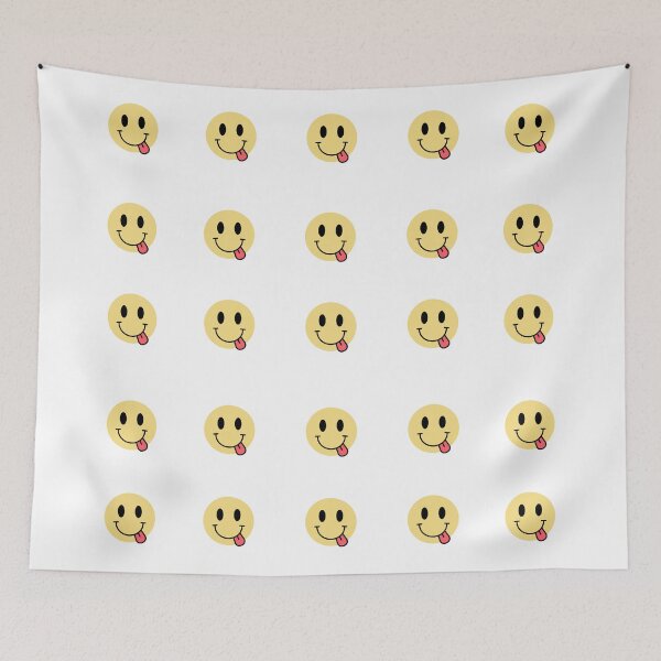 Item preview, Face with Tongue Emoji Smiley Set of 5x5 25 pieces designed and sold by EmeraldeaArt.