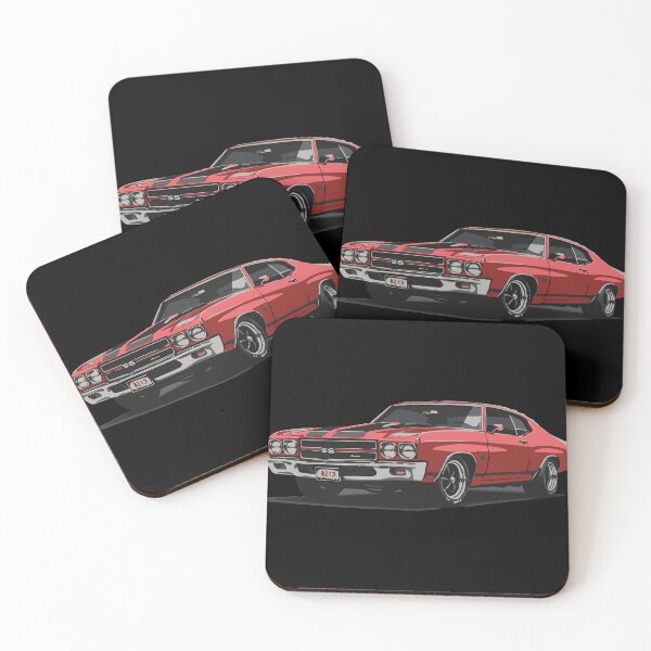 Item preview, 1970 Chevelle SS – Red Muscle Car Legend  designed and sold by TheArtOfCar.