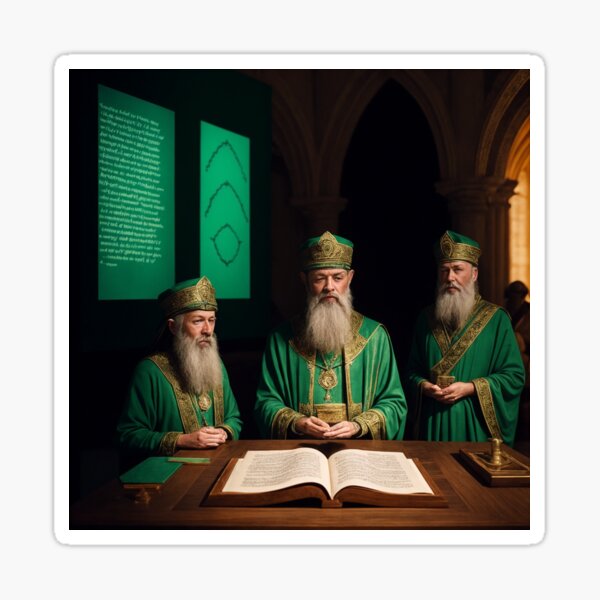 Item preview, Green Priests designed and sold by Yeah Media.