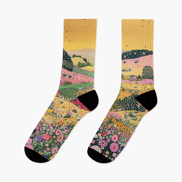 Item preview, Golden Wildflower Landscape  designed and sold by Neika Shimm Designs.