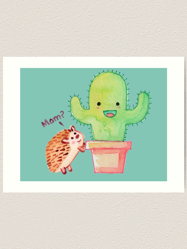 Thumbnail 1 of 3, Art Print, Hedgemom designed and sold by vonplatypus.