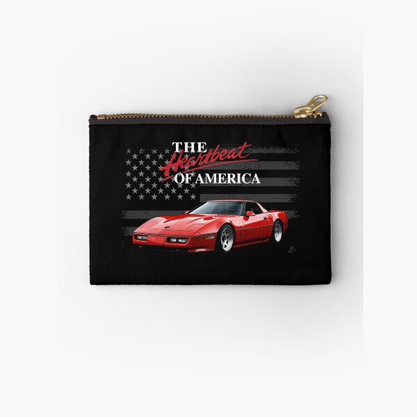Item preview, 1990 Corvette "Heartbeat of America" Retro Art designed and sold by TheArtOfCar.