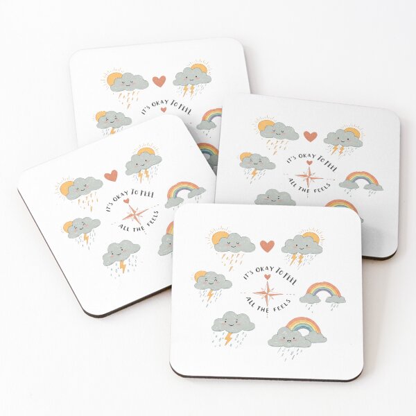 Item preview, It's Okay To Feel All The Feels, ABA Therapist, Speech Therapy, BCBA, Mental Health, RBT, AAC designed and sold by Orvista.