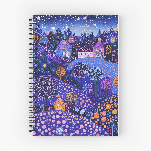 Item preview, Purple Polka Dot Landscape  designed and sold by Neika Shimm Designs.