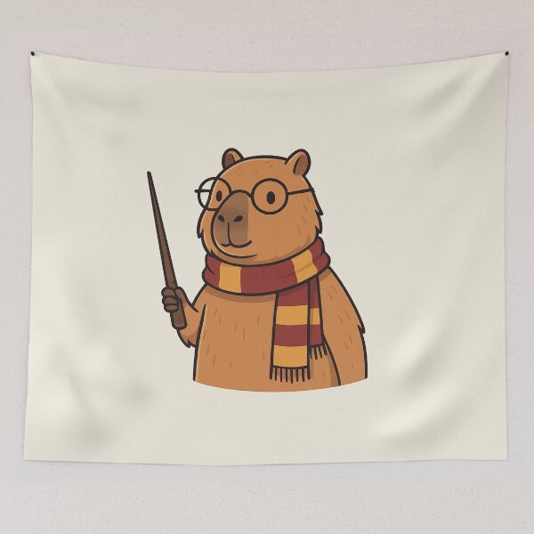 Item preview, Cute Wizard Capybara designed and sold by CapyMood.