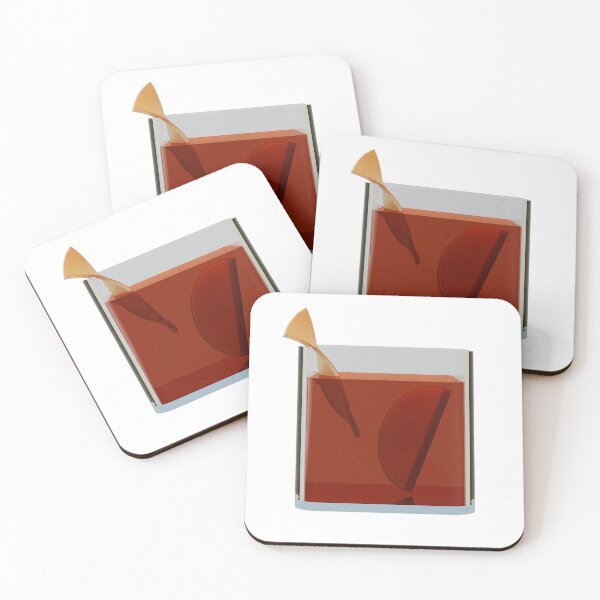 Item preview, Abstract 3D Cocktail [Negroni] designed and sold by AestasArchitect.