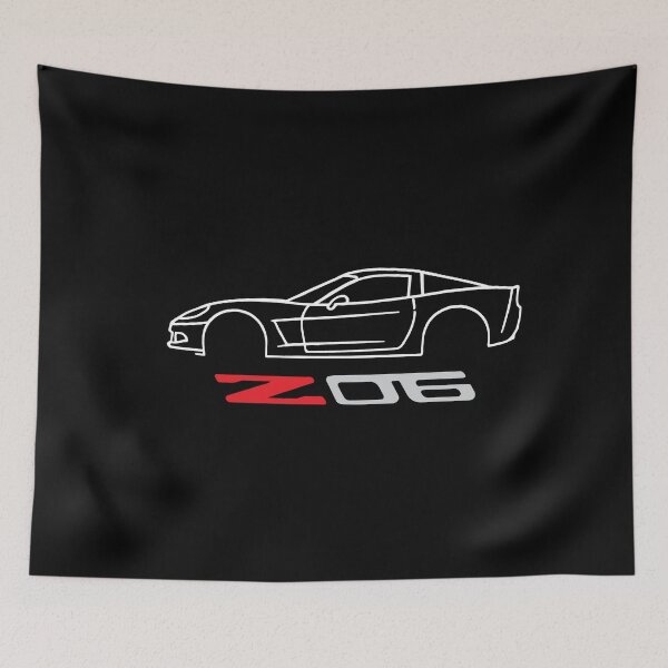Item preview, C6 Corvette Z06 Line Art Minimalist Design designed and sold by TheArtOfCar.