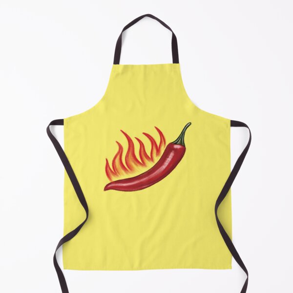 Item preview, Hot Chili Peppers with flames (Version 1) designed and sold by Scarlet Swan.