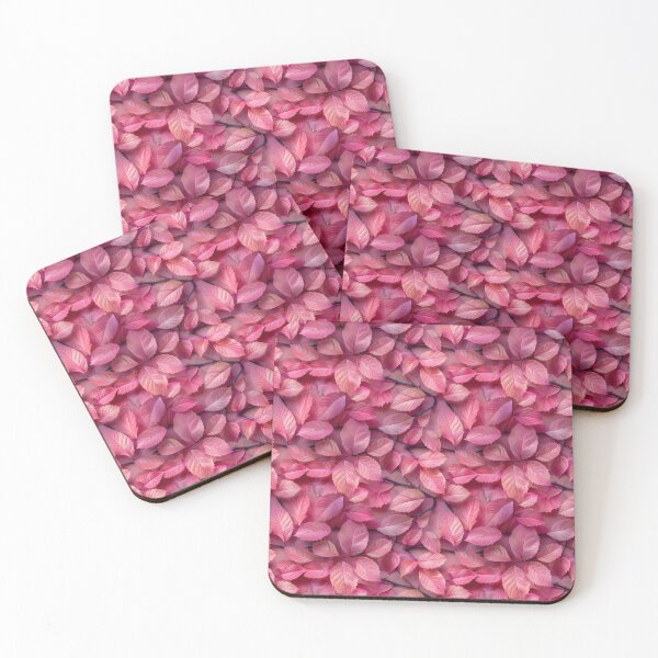 Item preview, Dense Pink Leaf and Branch Pattern designed and sold by NTGUILTY.