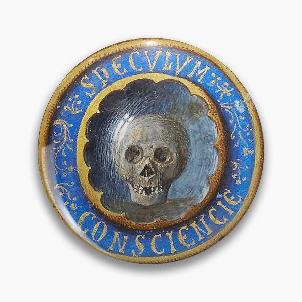 Item preview, Late Medieval Manuscript Death Skull designed and sold by Pixelchicken.