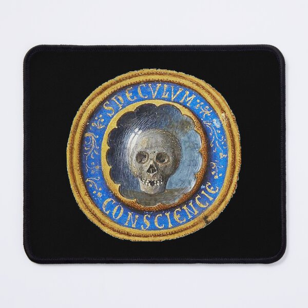Item preview, Late Medieval Manuscript Death Skull designed and sold by Pixelchicken.