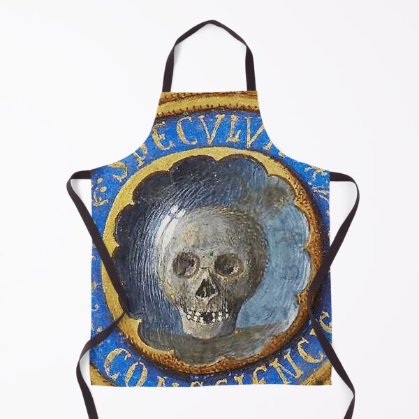 Item preview, Late Medieval Manuscript Death Skull designed and sold by Pixelchicken.