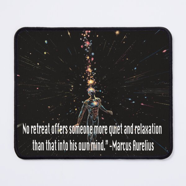Item preview, No retreat offers someone more quiet and relaxation than that into his own mind -Marcus Aurelius designed and sold by Plumtree81.