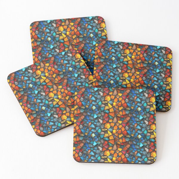 Item preview, Vibrant Stained Glass Mosaic Pattern designed and sold by NTGUILTY.