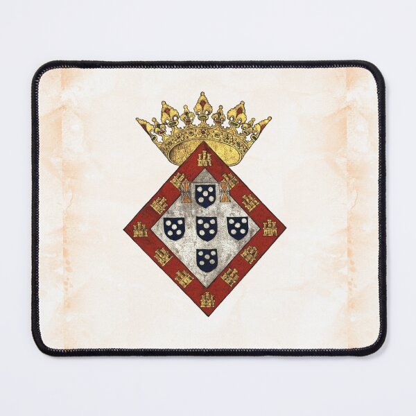 Item preview, Royal Coat of Arms Queen of Portugal Renaissance Medieval designed and sold by Pixelchicken.