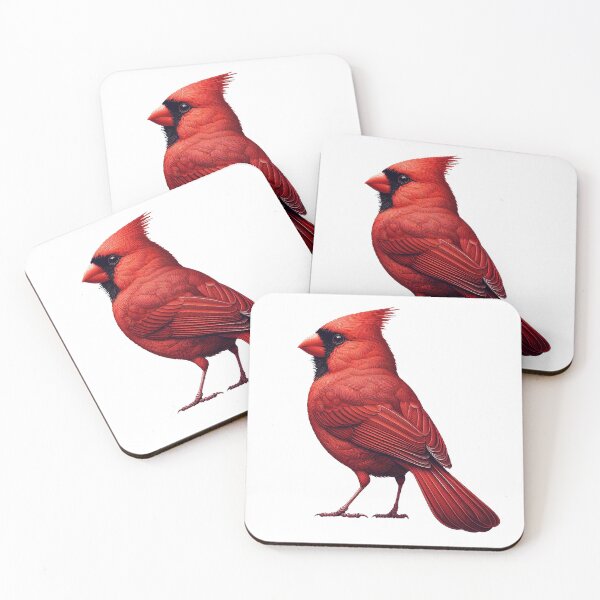 Item preview, Left-Facing Northern Cardinal designed and sold by nikkolaus.