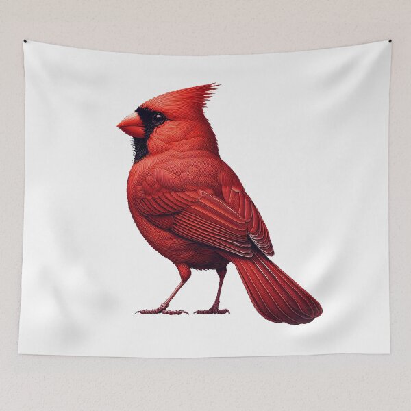 Item preview, Left-Facing Northern Cardinal designed and sold by nikkolaus.