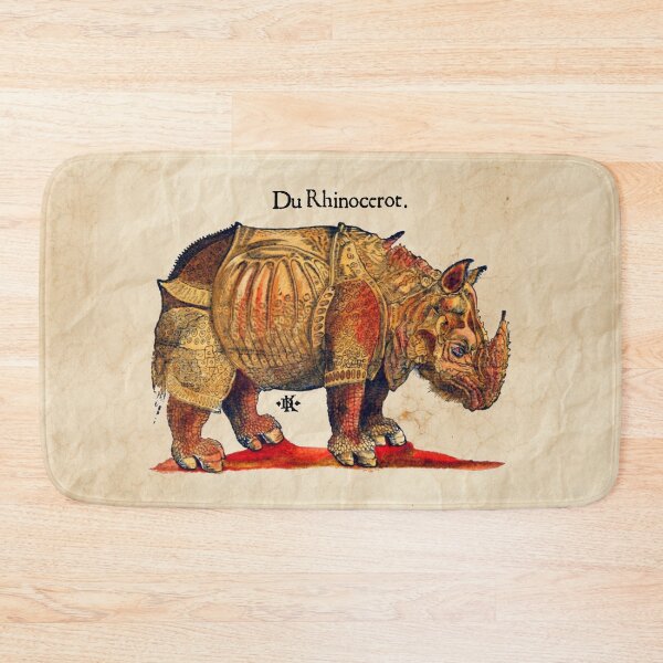 Item preview, Durer's Rhinoceros in Color designed and sold by Pixelchicken.
