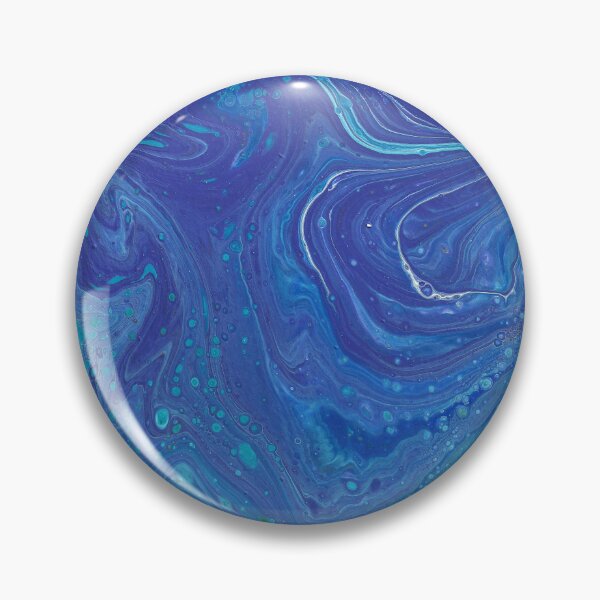 Item preview, Oceans Away 3 Vibrant Fluid Blue Abstract designed and sold by Doug  Siegel.