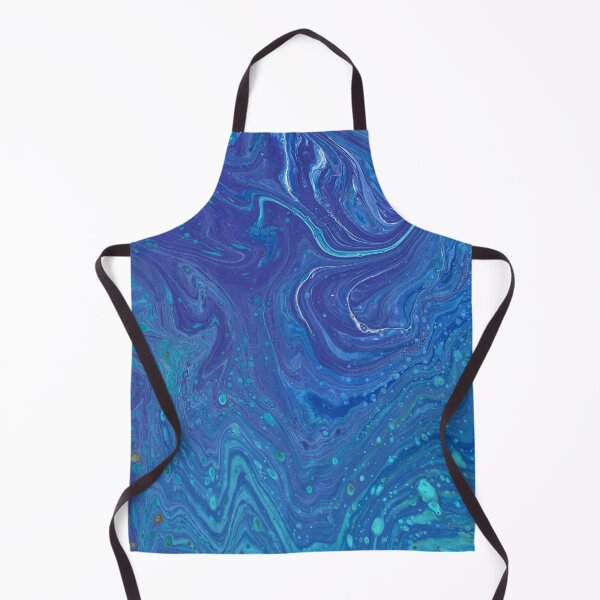 Item preview, Oceans Away 3 Vibrant Fluid Blue Abstract designed and sold by Doug  Siegel.