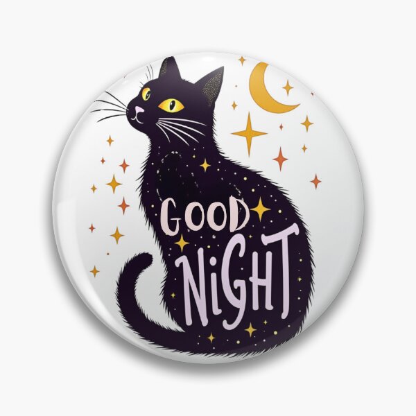 Item preview, Celestial Black Cat designed and sold by TheCatmeow2000.