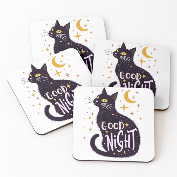 Item preview, Celestial Black Cat designed and sold by TheCatmeow2000.