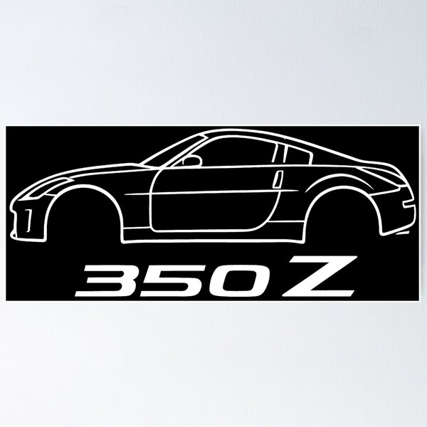 Item preview, Nissan 350Z Minimalist Line Art – JDM Car Design designed and sold by TheArtOfCar.