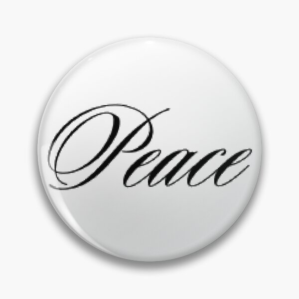 Item preview, Peace copperplate calligraphy designed and sold by ArtByZazu.