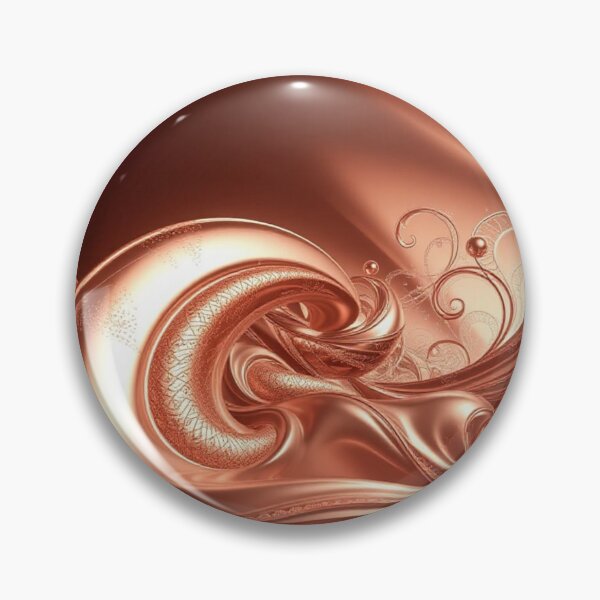 Artikelvorschau, Metallic Kupfer Flow Abstract entworfen und verkauft von Harmonic_Layers.