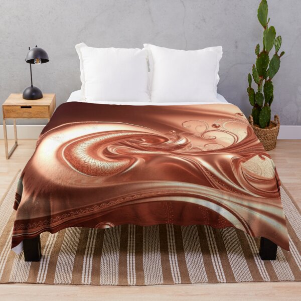 Item preview, Metallic Copper Flow Abstract designed and sold by Harmonic_Layers.