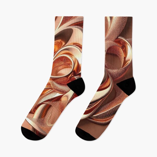 Item preview, Intricate Rose Gold Abstract Art designed and sold by Harmonic_Layers.
