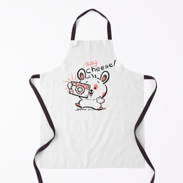 Item preview, say cheese - cute cartoon chubby bunny rabbit designed and sold by hayrpictures.