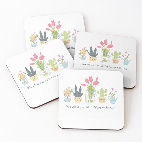 Item preview, We All Grow At Different Rates, Inspirational Wildflower Growth Mindset Print,Teacher Appreciation Gift for Special Education Teachers, Plant Lovers designed and sold by Orvista.