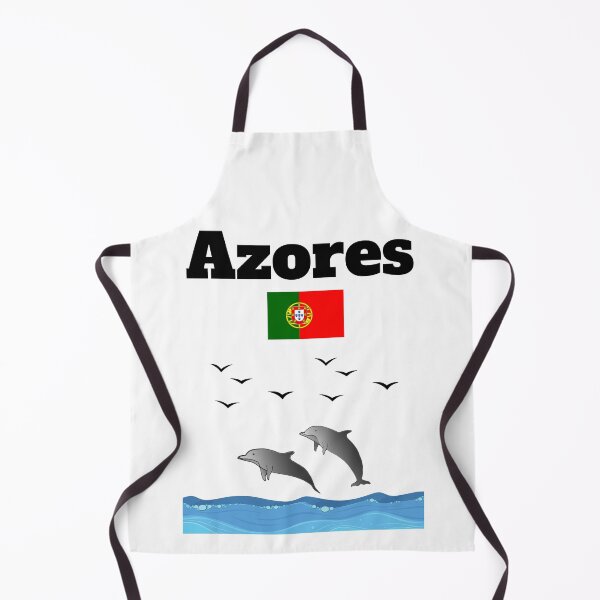 Item preview, Azores souvenir Dolphin lover dolphin watching Portugal flag designed and sold by Artstastic.