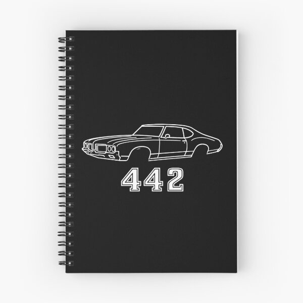 Item preview, Oldsmobile 442 Muscle Car Line Art – Classic American Muscle Design designed and sold by TheArtOfCar.