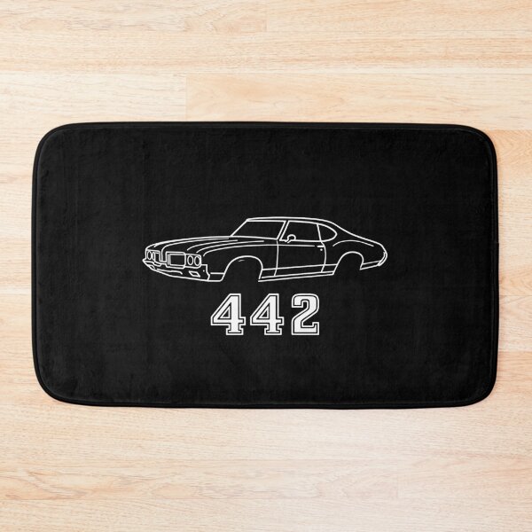 Item preview, Oldsmobile 442 Muscle Car Line Art – Classic American Muscle Design designed and sold by TheArtOfCar.