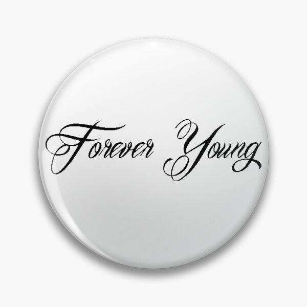 Item preview, Forever young copperplate calligraphy designed and sold by ArtByZazu.
