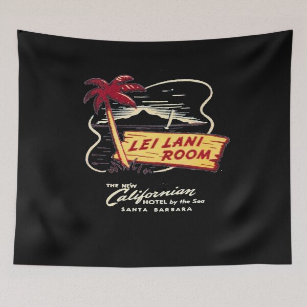 Item preview, Vintage Lei Lani Room - Santa Barbara, California designed and sold by QuayTradingCo.