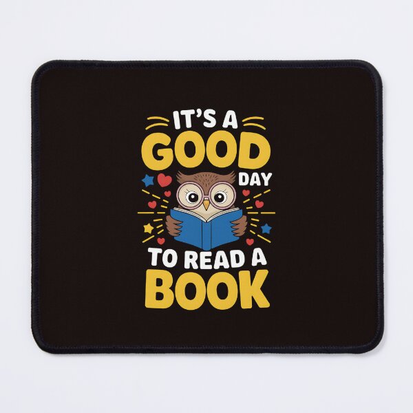 Item preview, It's a Good Day to Read a Book - Owl Bird Reading Funny designed and sold by MAKOPOKOShop.