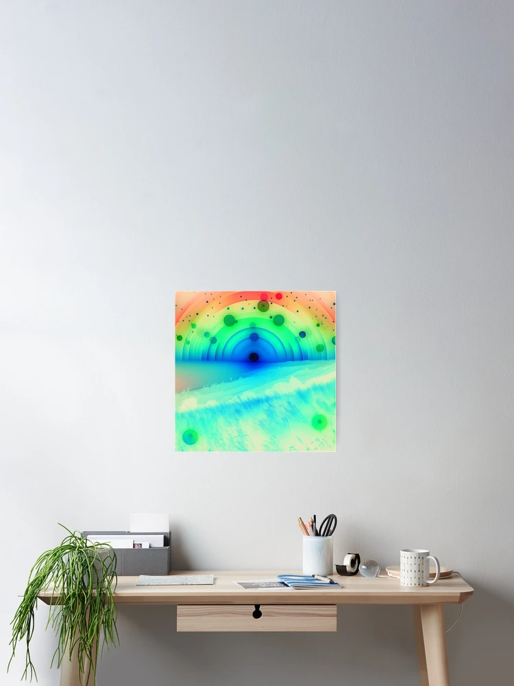 Thumbnail 2 of 3, Poster, Sunset Inverted designed and sold by HalcyonThings.