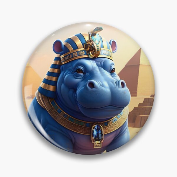 Item preview, hippopotamus goddess Taweret designed and sold by TuyaArts.