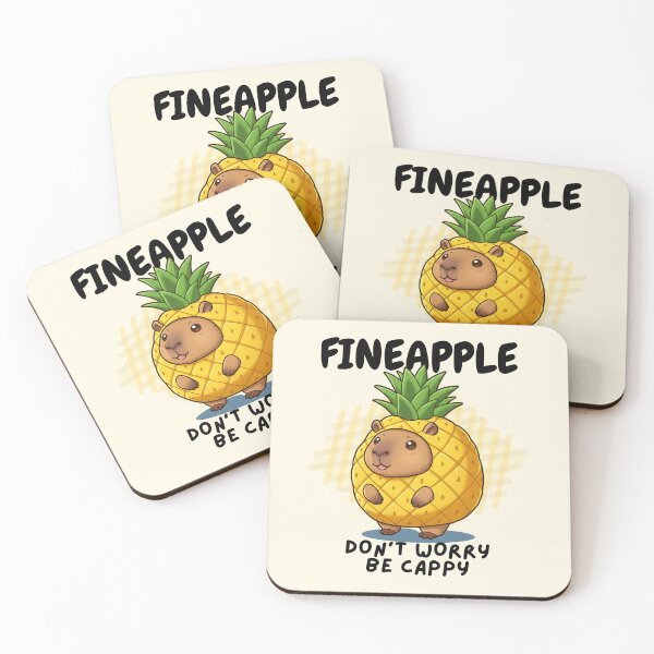 Item preview, Fineapple - Don't Worry Be Cappy designed and sold by The magic  Yellow bus.