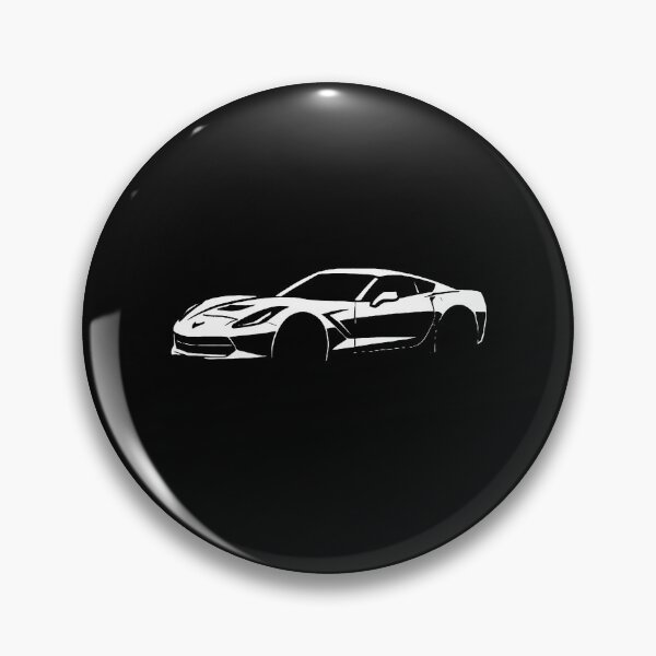 Item preview, C7 Corvette Stingray Silhouette – Minimalist American Supercar Art designed and sold by TheArtOfCar.